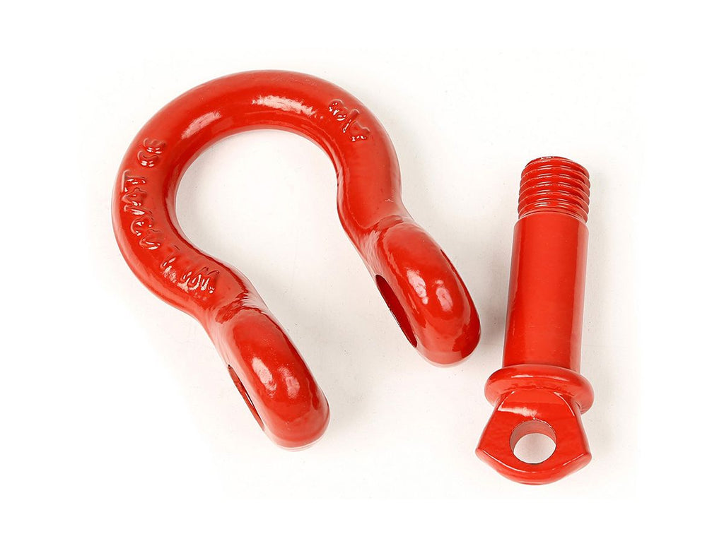 D-Ring Shackle Kit 3/4 Inch Steel Pair Rugged Ridge