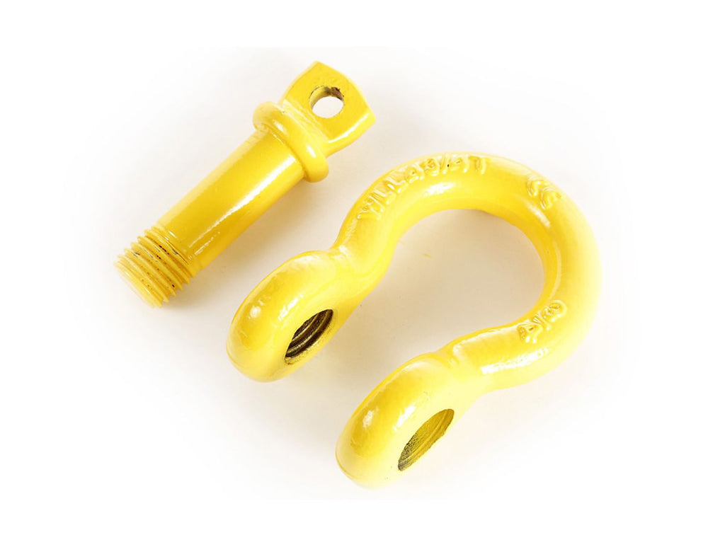 D-Ring Shackle Kit 3/4 Inch Steel Pair Rugged Ridge