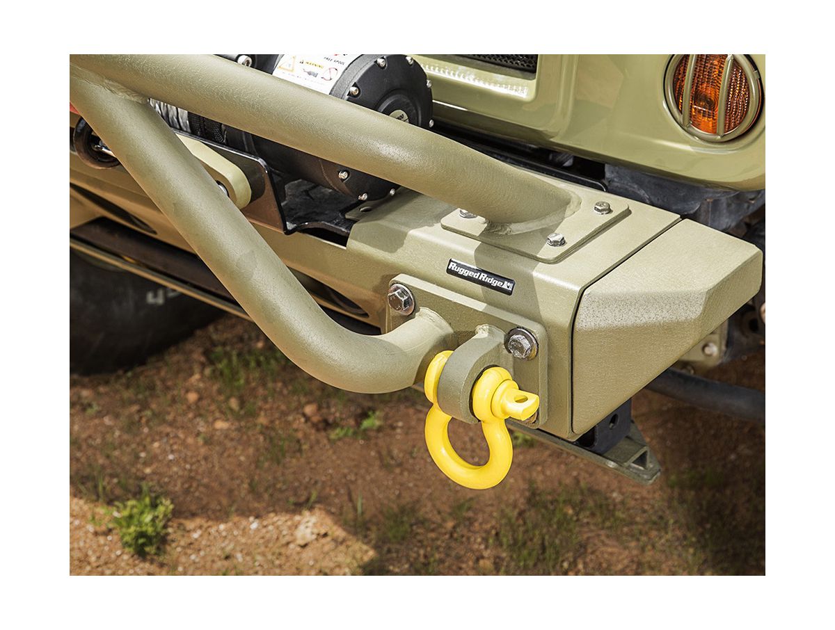 D-Ring Shackle Kit 3/4 Inch Steel Pair Rugged Ridge