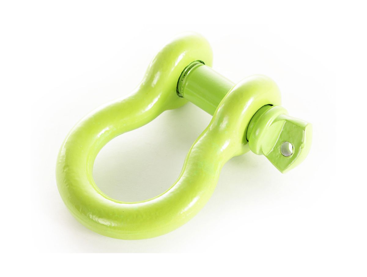 D-Ring Shackle 7/8 Inch 13500 Lb Green Rugged Ridge