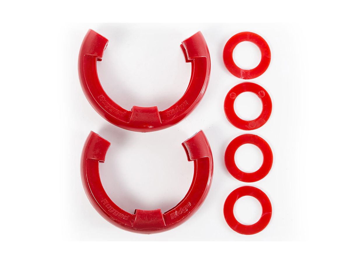 D-Ring Shackle Isolator Kit  Pair 3/4 Inch Rugged Ridge