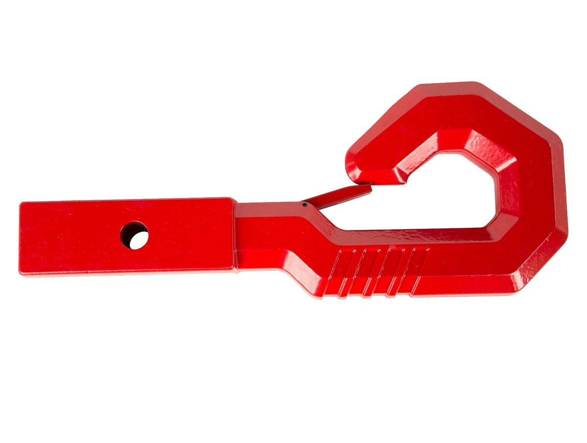Elite Giga Hook Red 2 Inch Receiver Rugged Ridge
