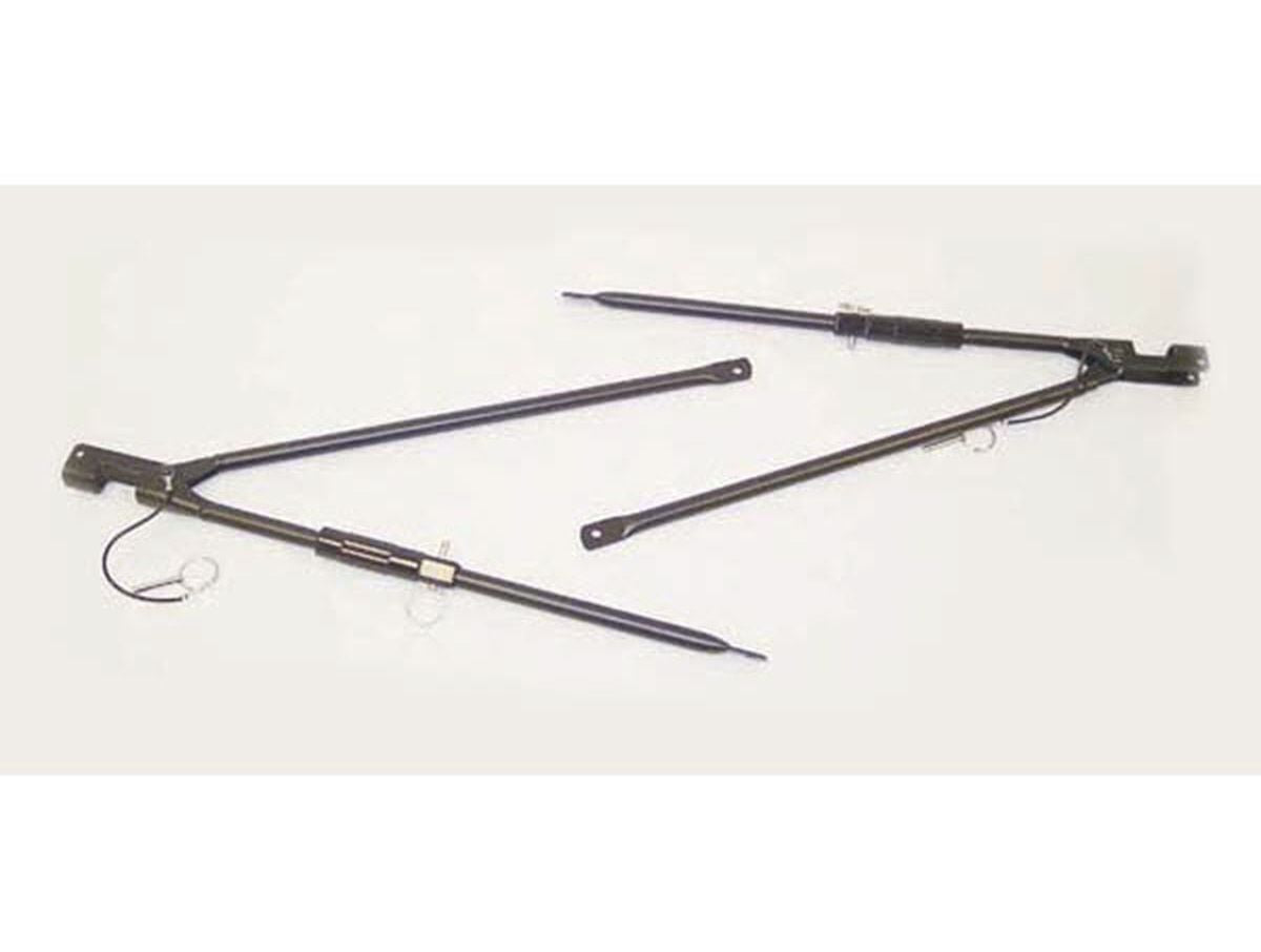 Soft Top Spreader Bar Adjustable 87-95 Jeep Wrangler YJ Rugged Ridge