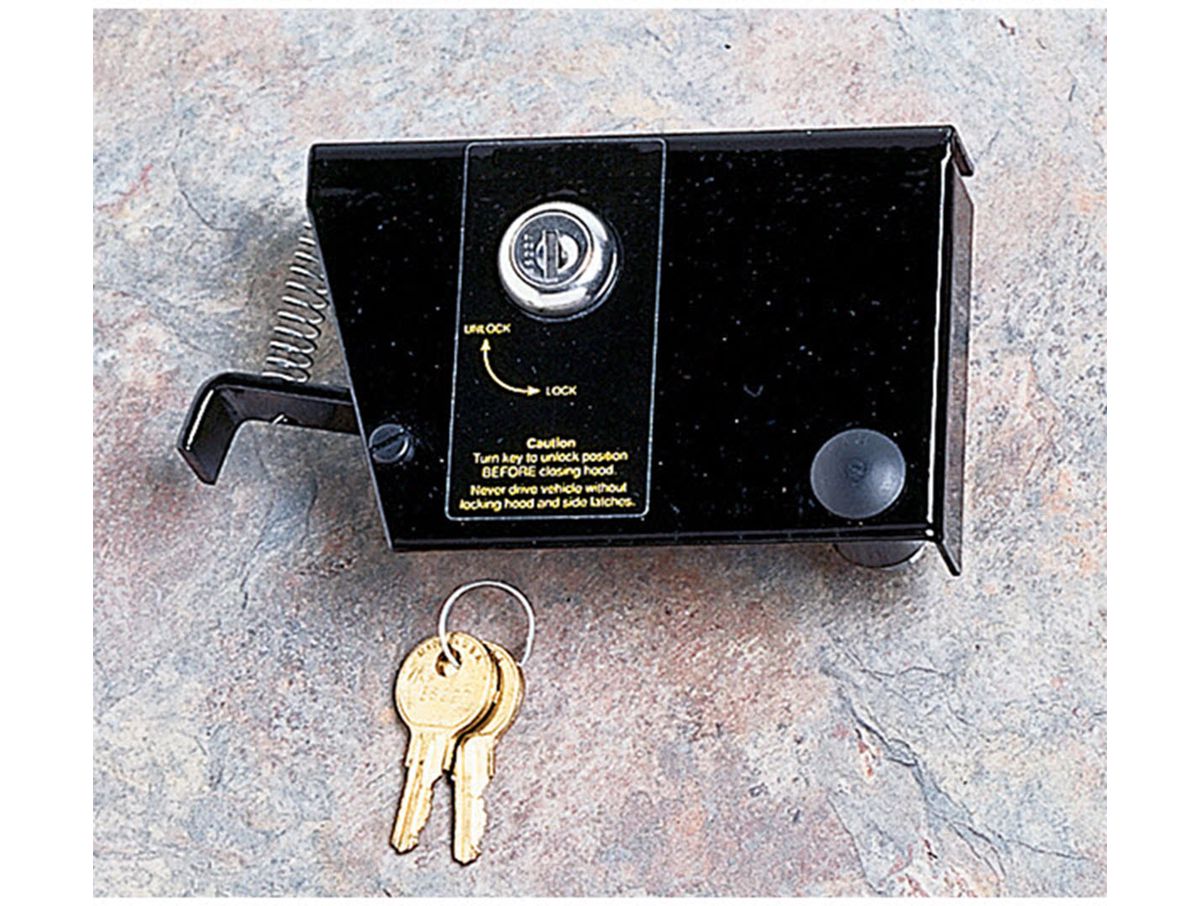 Hood Lock Kit 72-86 Jeep CJ Rugged Ridge
