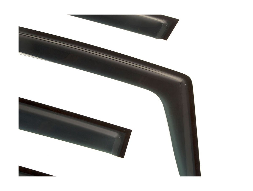 Window Visor Kit 4-piece Smoke 15-21 Renegade Bu Rugged Ridge