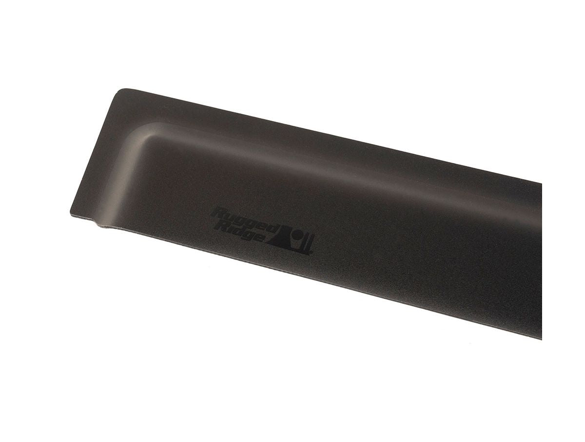 Window Visors Matte Black 18-Present Jeep Wrangler Jl 2-Dr Rugged Ridge