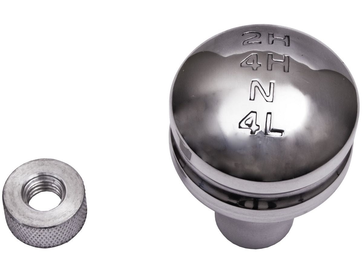 Transfer Case Shift Knob Billet Aluminum 87-95 Jeep Wrangler YJ Rugged Ridge