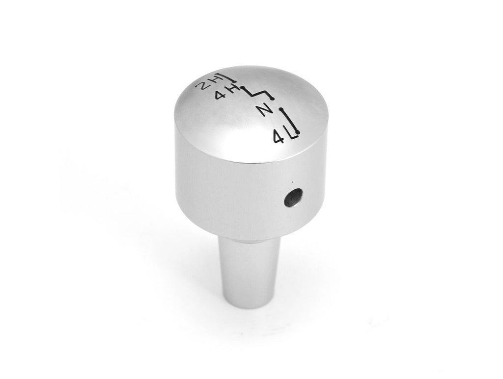 Transfer Case Shift Knob Billet Aluminum 07-18 Jeep Wrangler JK Rugged Ridge