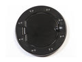 Gas Cap Door Non-Locking Black Aluminum 07-18 Jeep Wrangler JK Rugged Ridge