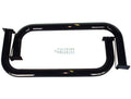Tube Side Step Kit Black Round 76-86 Jeep CJ7 Rugged Ridge