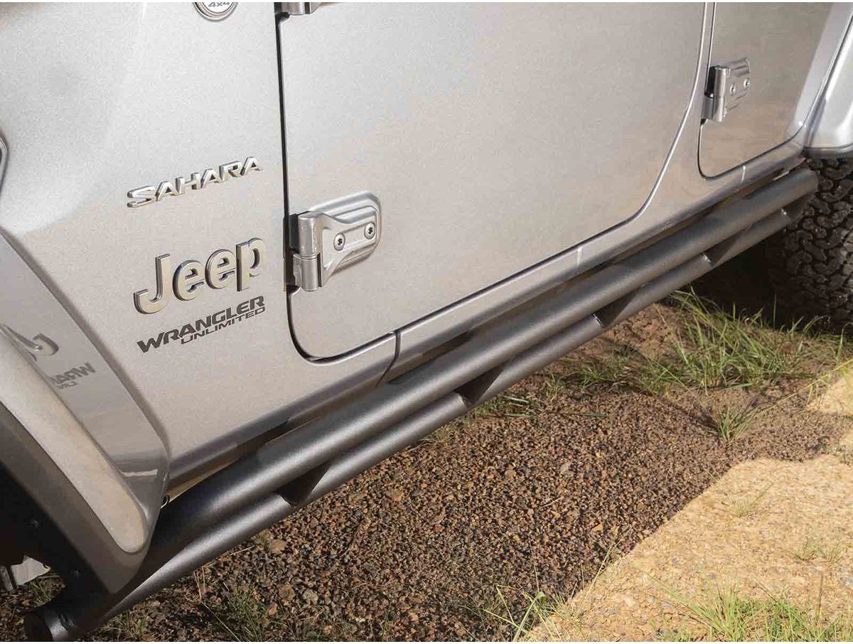 RRC Rocker Guard Kit 18-Present Jeep Wrangler Unlimited JLU 4 Door Rugged Ridge
