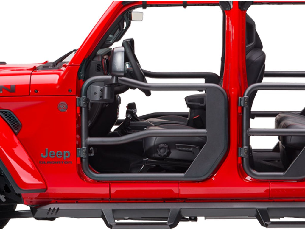 Fortis Front Tube Doors 18-Present Jeep Wrangler/Gladiator Rugged Ridge