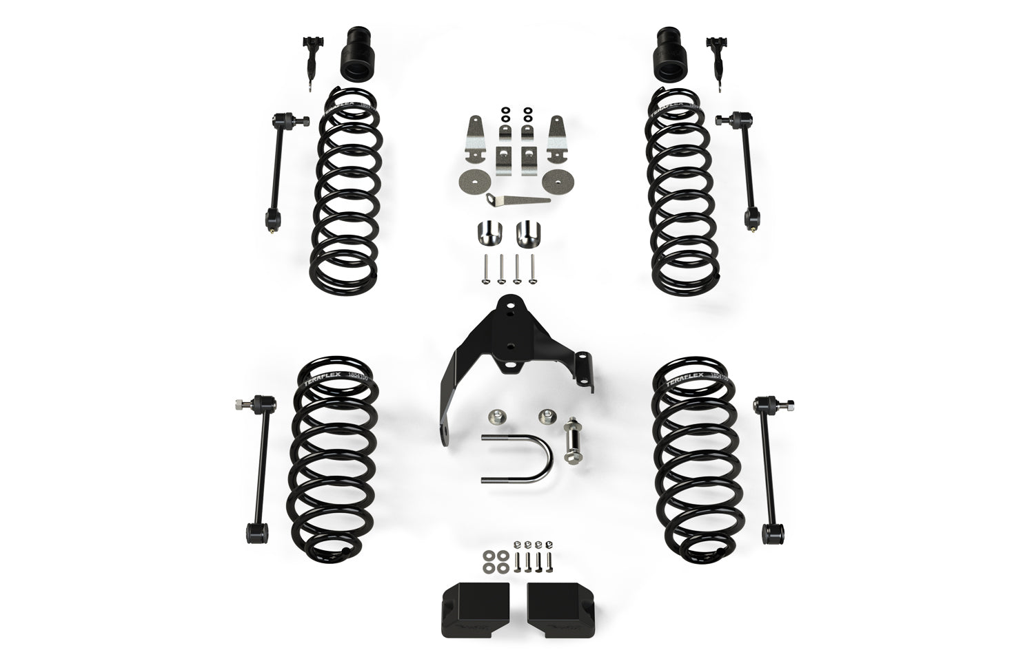 07-18 Wrangler JK 4 Door 3 Inch Coil Spring Base Lift Kit No Shocks TeraFlex