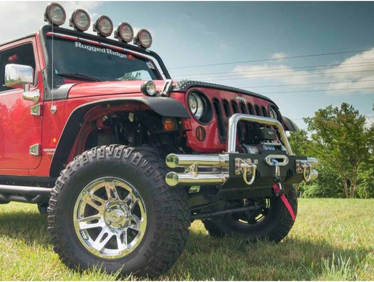 XHD Modular over Rider Center Hoop 76-18 Jeep CJ/Wrangler YJ/TJ/JK Rugged Ridge