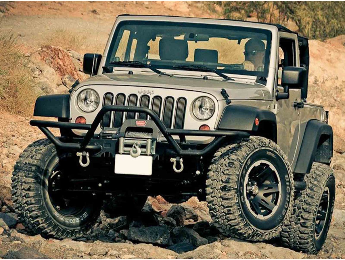 XHD Modular Bumper RRC Mount Front 76-18 Jeep CJ/Wrangler YJ/TJ/JK Rugged Ridge
