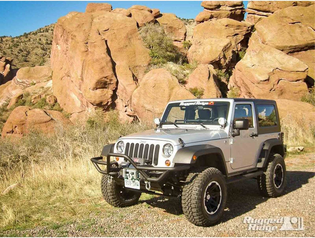 XHD Modular Bumper RRC Mount Front 76-18 Jeep CJ/Wrangler YJ/TJ/JK Rugged Ridge