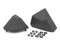 XHD Bumper Stubby End Kit Front Textured Black 76-18 CJ/Wrangler Rugged Ridge