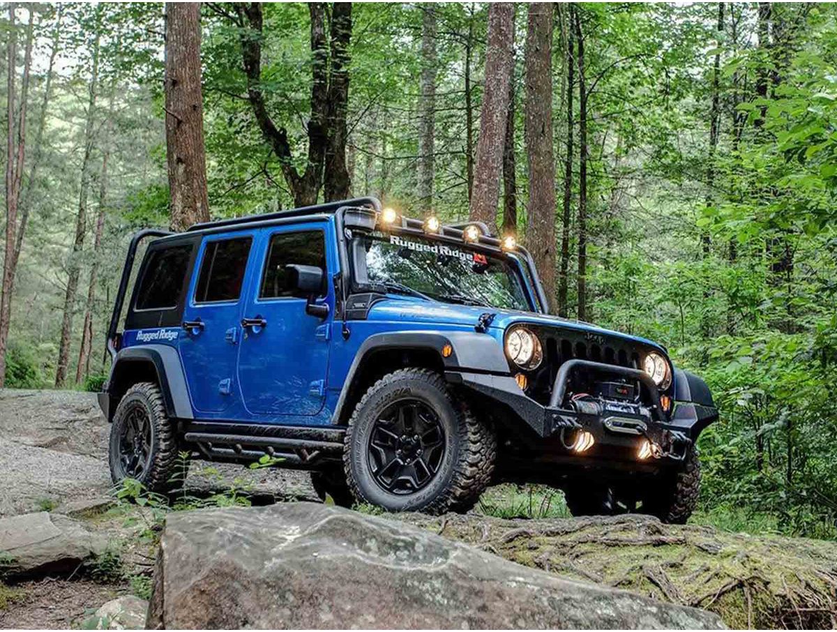 XHD Bumper High Clearance End Kit 07-18 Jeep Wrangler JK Rugged Ridge