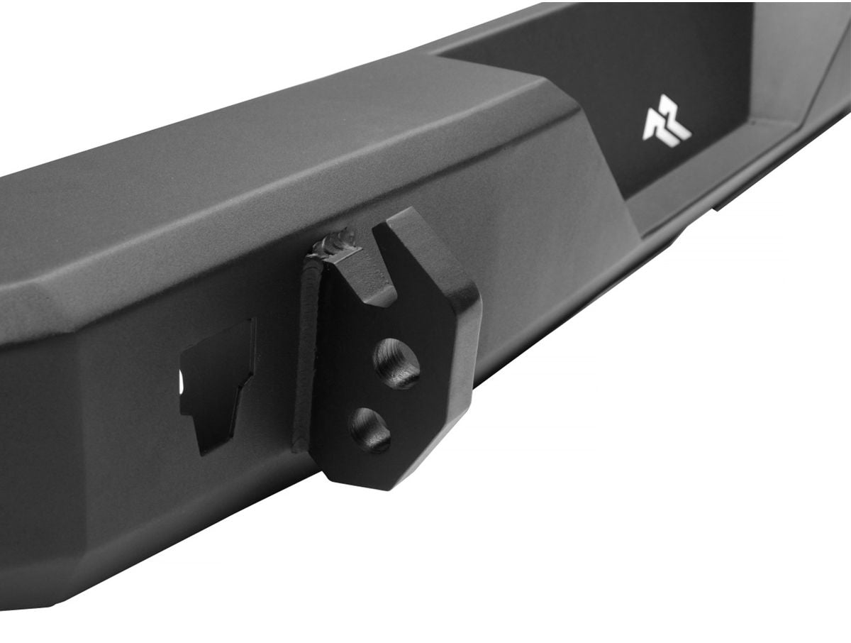 HD Rear Bumper Black Jeep Rugged Ridge