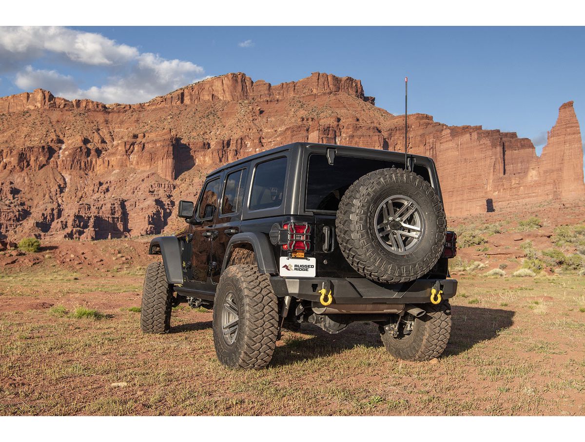 HD Bumper Rear 18-Present Wrangler Jl Rugged Ridge