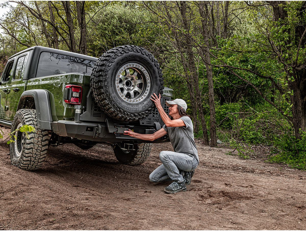 WingMate Rear Bumper Fits 2020-2024 Jeep Gladiator (RGR-11540.38) Rugged Ridge