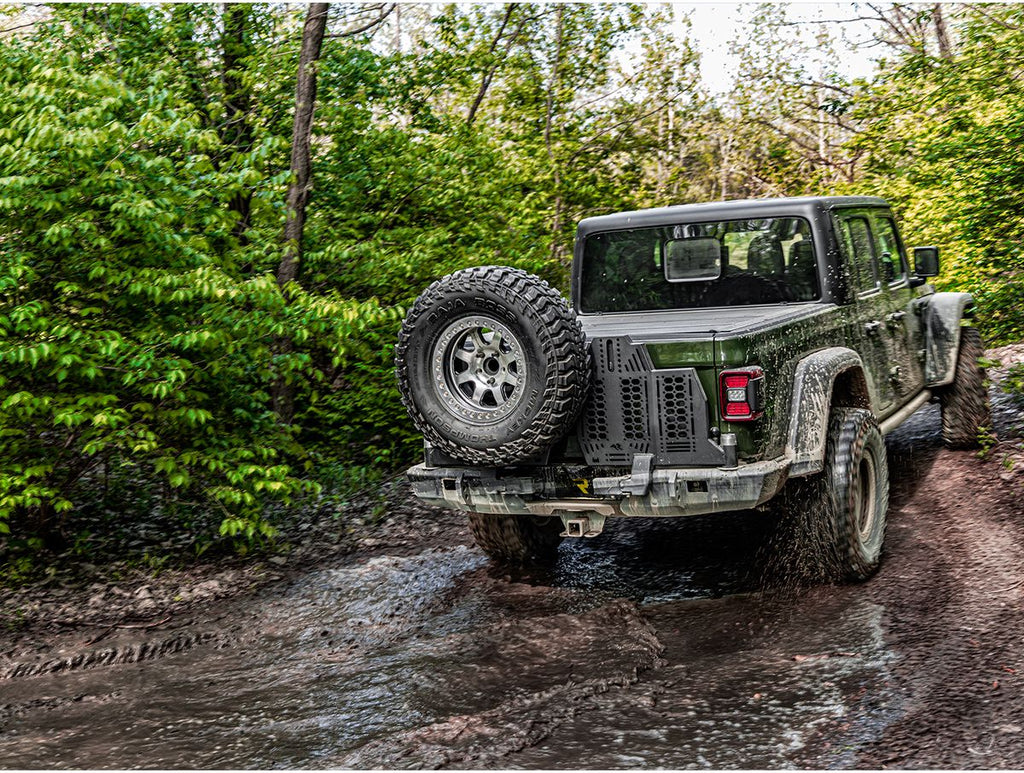WingMate Rear Bumper Fits 2020-2024 Jeep Gladiator (RGR-11540.38) Rugged Ridge