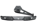 HD Bumper Rear W/ Swingout Black Jeep Rugged Ridge