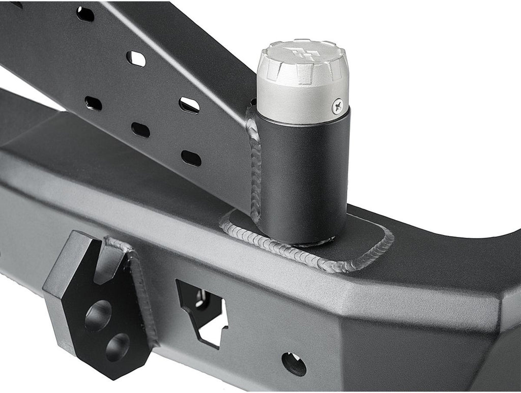 HD Bumper Rear W/ Swingout Black Jeep Rugged Ridge