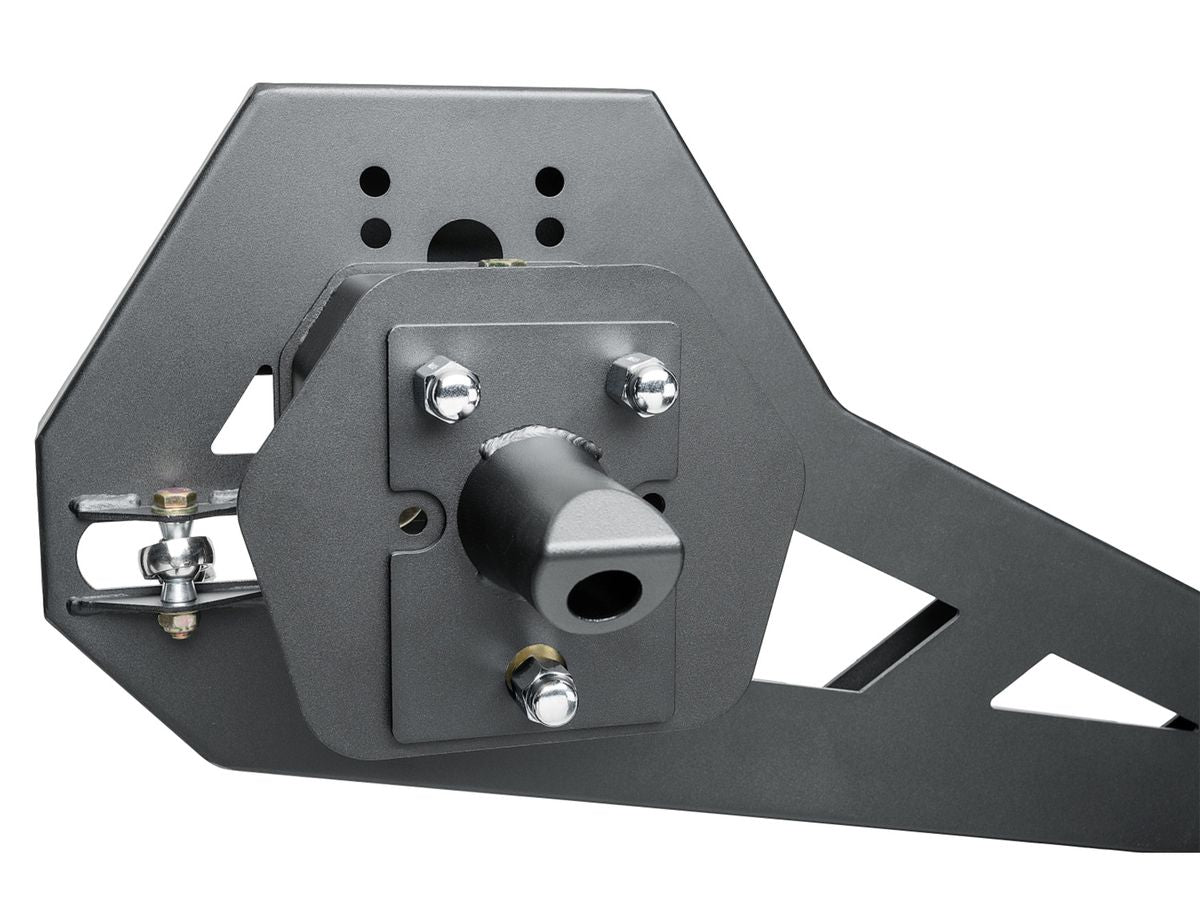 HD Bumper Rear W/ Swingout Black Jeep Rugged Ridge