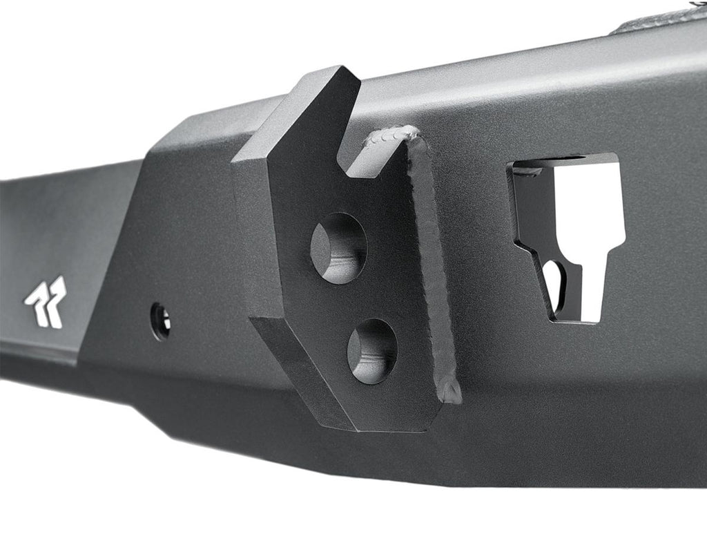 HD Bumper Rear W/ Swingout Black Jeep Rugged Ridge