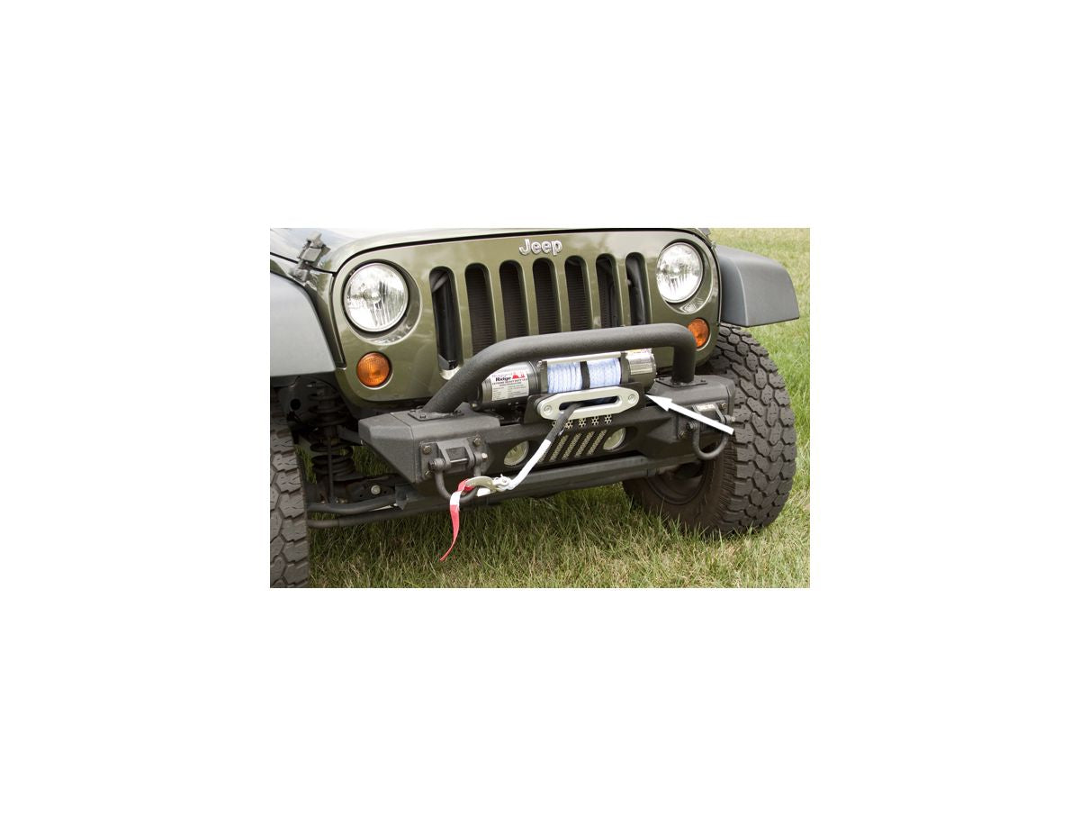XHD/All Terrain Bumper Winch Plate 07-18 Jeep Wrangler JK Rugged Ridge