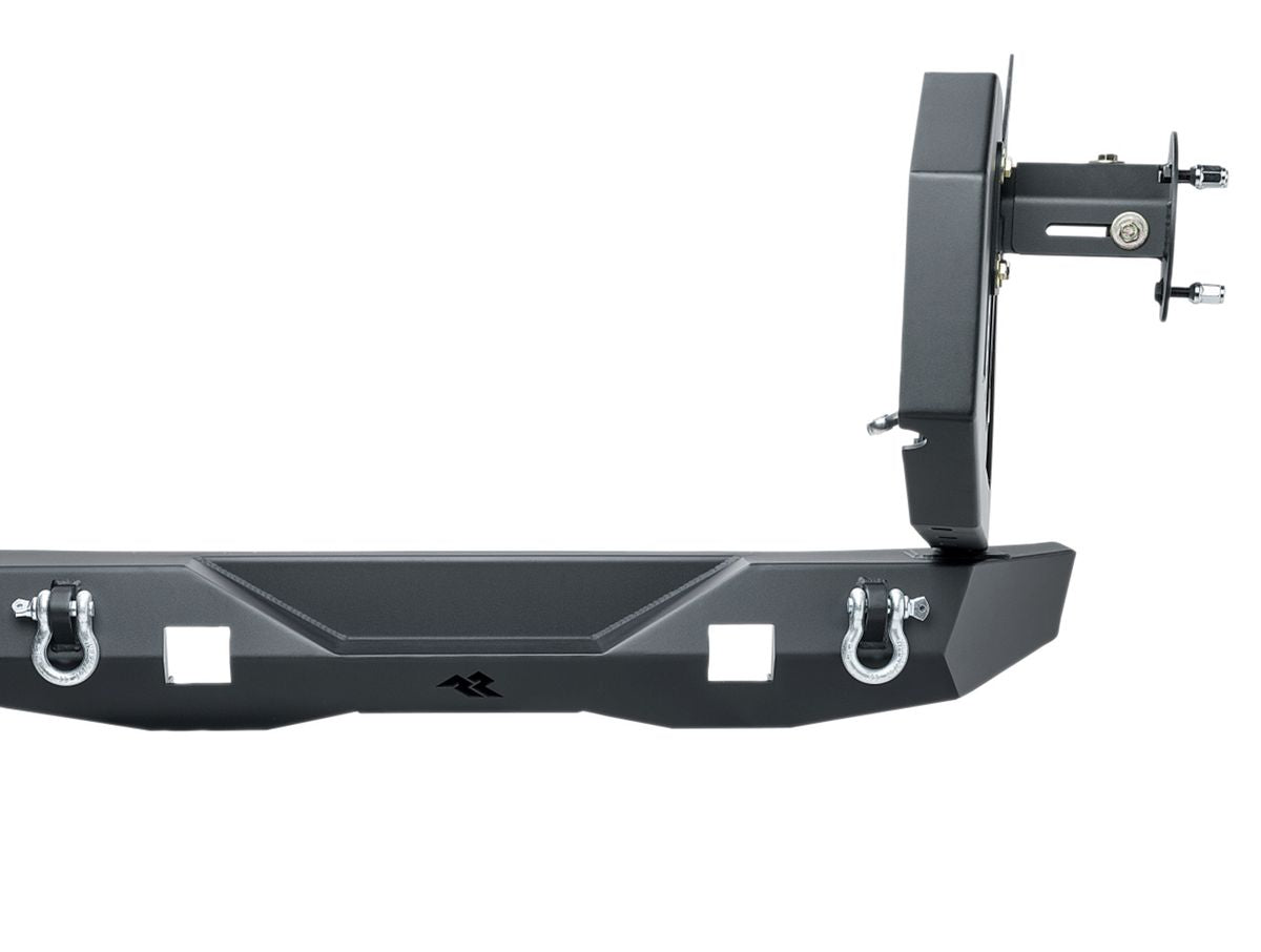 XOR Bumper Rr W/Tire Carrier Black Jeep Rugged Ridge