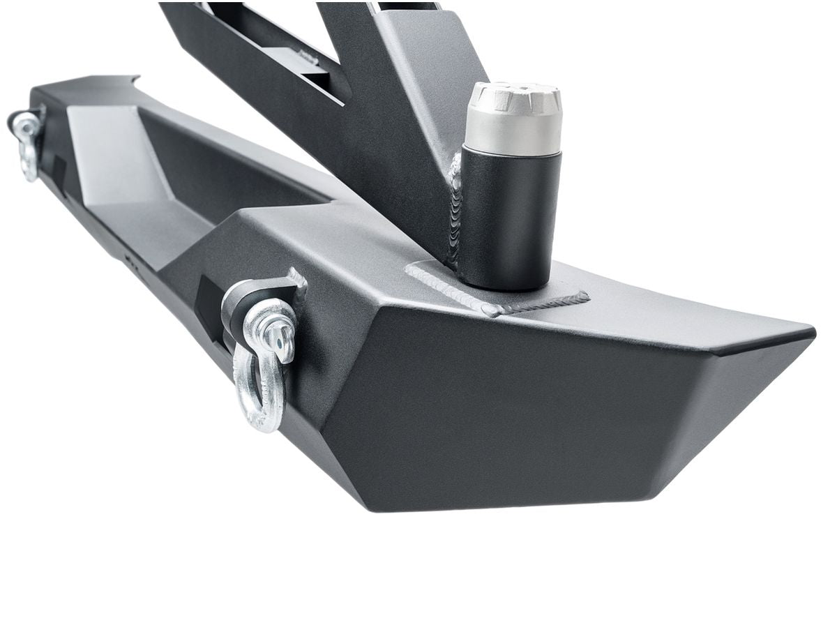XOR Bumper Rr W/Tire Carrier Black Jeep Rugged Ridge