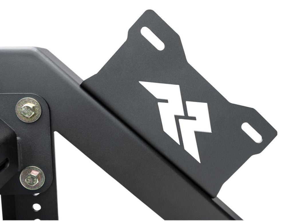 XOR Bumper Rr W/Tire Carrier Black Jeep Rugged Ridge