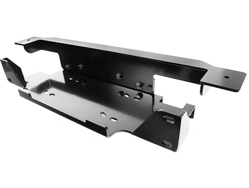 Winch Mounting Plate Stamped Bumper Steel 13-18 Jeep Wrangler JK Rugged Ridge