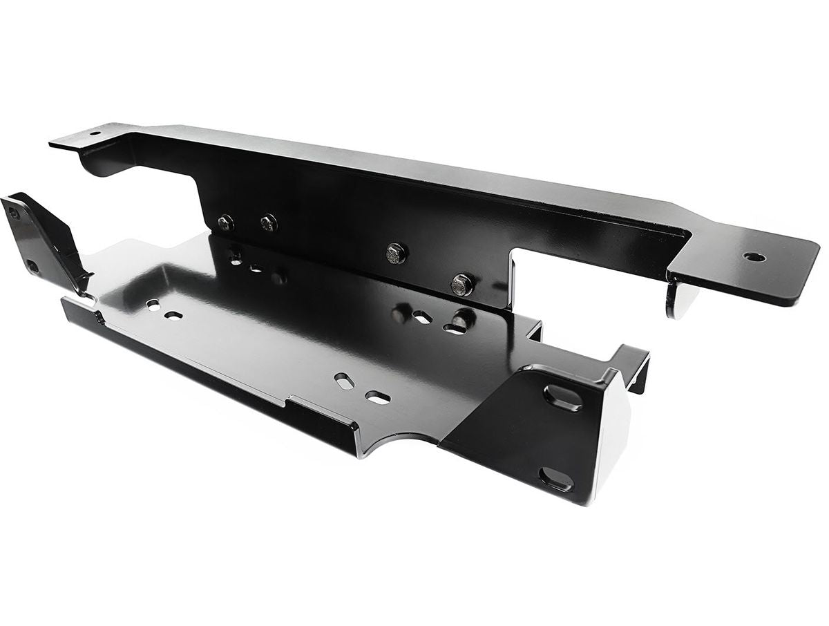 Winch Mounting Plate Stamped Bumper Steel 13-18 Jeep Wrangler JK Rugged Ridge