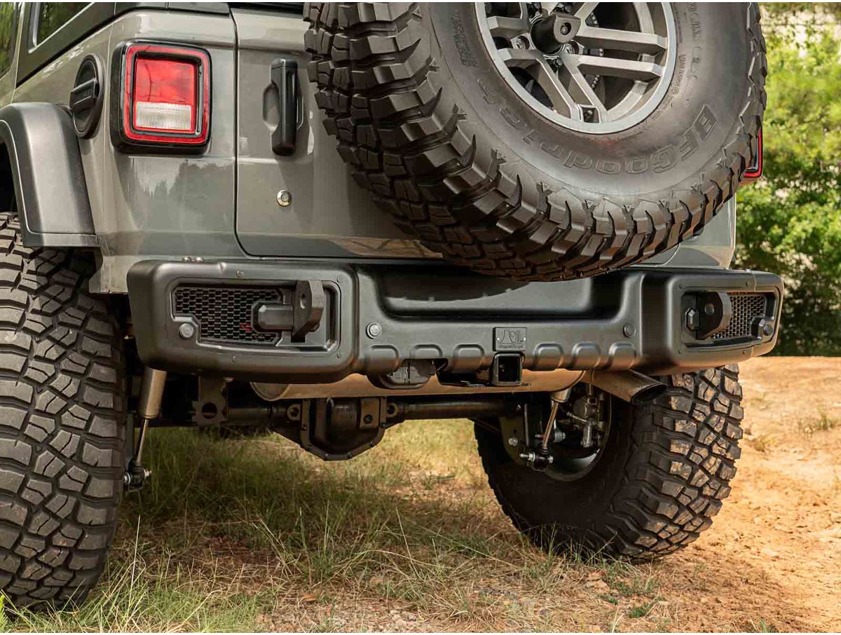 Spartacus Rear Bumper Black 18-Present Jeep Wrangler Jl Rugged Ridge