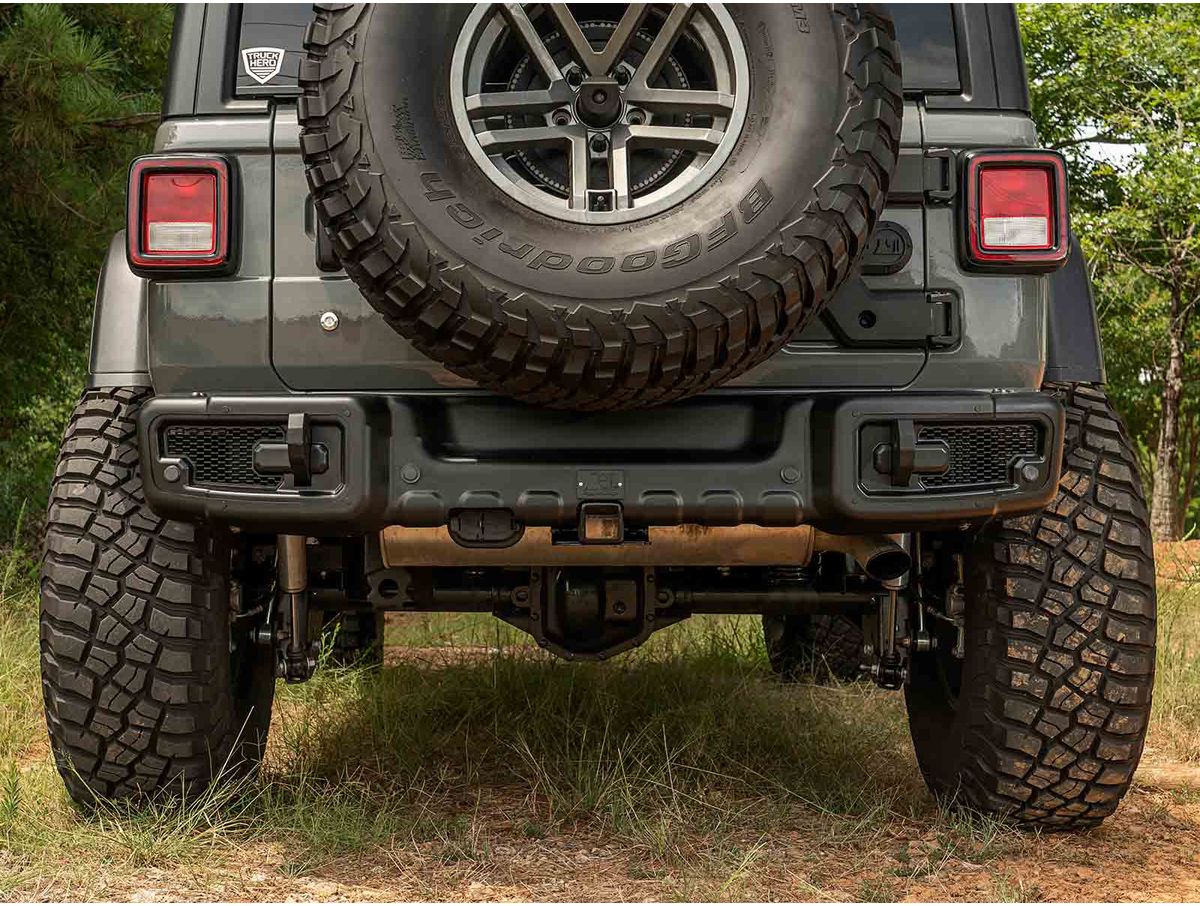 Spartacus Rear Bumper Black 18-Present Jeep Wrangler Jl Rugged Ridge