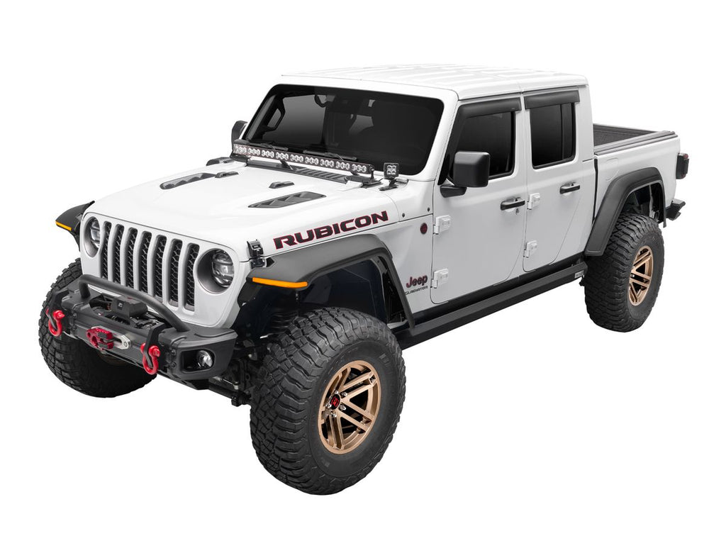 Arcus Front Bumper Set with Overrider 18-Present Jeep Jl/Jt Rugged Ridge