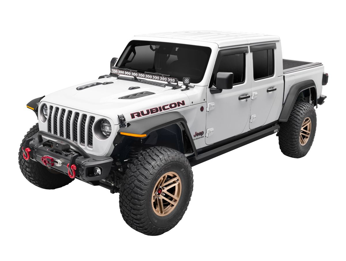 Arcus Front Bumper Set with Overrider 18-Present Jeep Jl/Jt Rugged Ridge