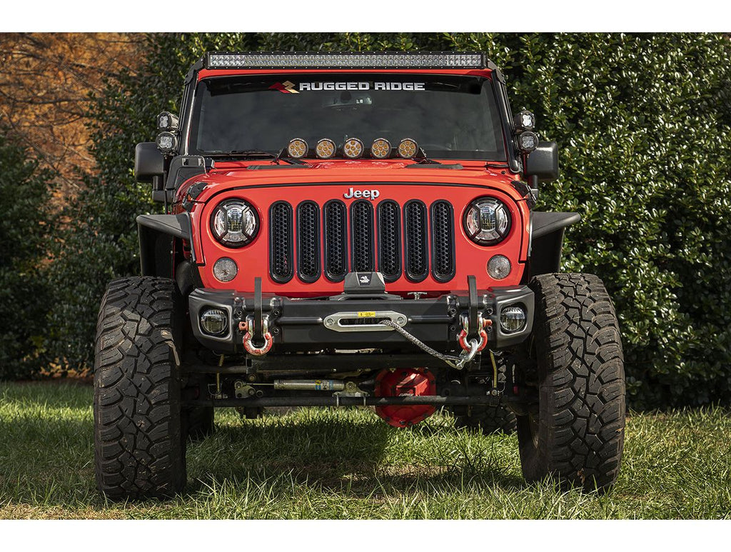 Arcus Front Bumper Set W/Tray/Hooks JK Rugged Ridge