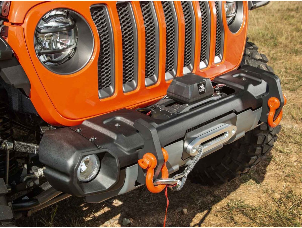 Venator Stubby Front Bumpersatin Blackjeep Rugged Ridge