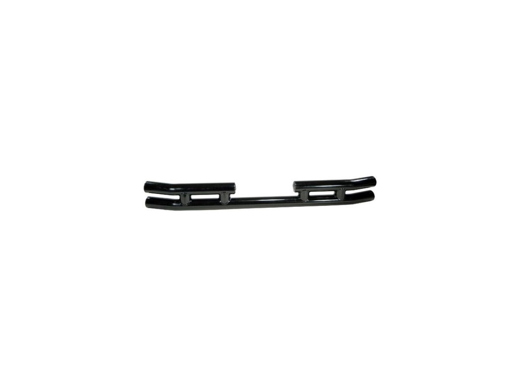 Double Tube Bumper Rear 3 Inch Polished Black 87-06 Jeep Wrangler YJ/TJ Rugged Ridge