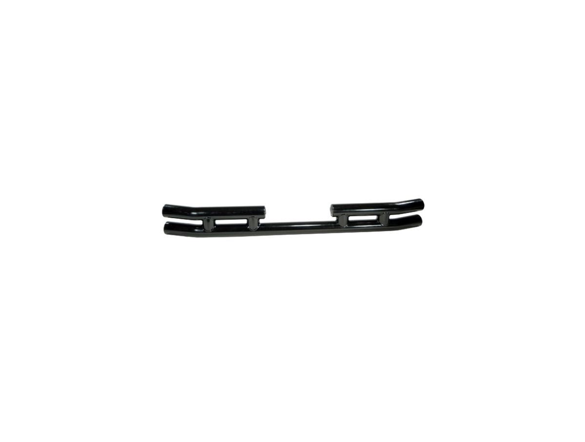 Double Tube Bumper Rear 3 Inch Polished Black 87-06 Jeep Wrangler YJ/TJ Rugged Ridge