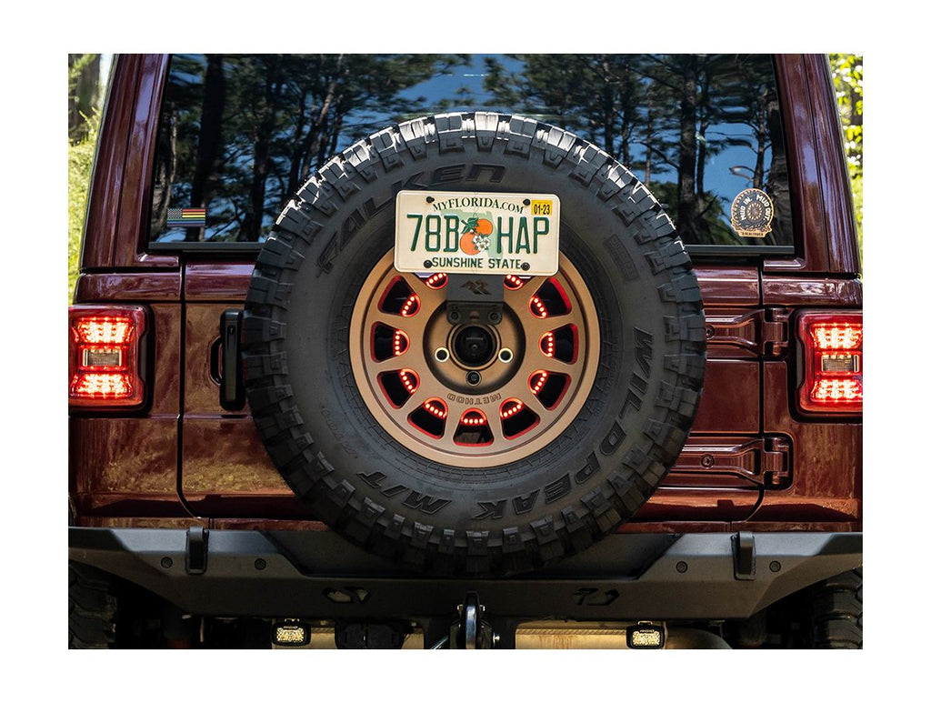 Tag Relocation Bracket Rear 18-Present Jeep Wrangler Jl Rugged Ridge