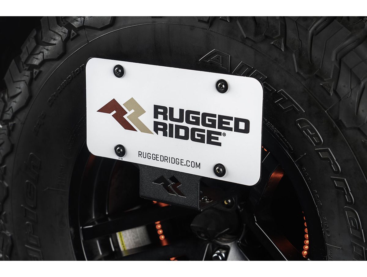 Tag Relocation Bracket Rear 18-Present Jeep Wrangler Jl Rugged Ridge