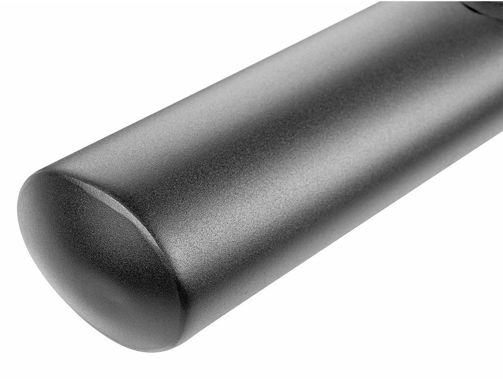 Side Step 4 Inch Oval Black 18-Present Wrangler Unlimited JLU 4 Door Rugged Ridge