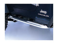 Tube Side Step Kit Round 3 Inch Stainless Steel 97-06 Wrangler TJ Rugged Ridge
