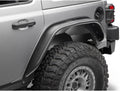 Inner Fender Liners Rear Aluminum Blk 18-Present Jeep Wrangler Jl Rugged Ridge