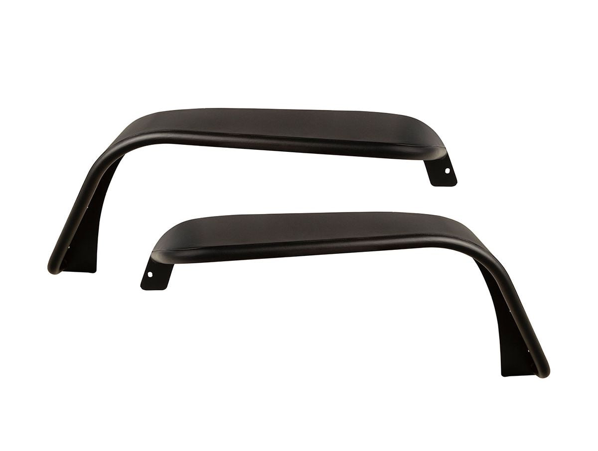 HD Steel Tube Fenders Front Pair Black 18-Present Jeep Wrangler Jl Rugged Ridge
